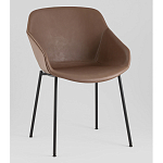 Стул Ashby экокожа светло-коричневый варинант исполнения - 1 | Loft Concept в Новосибирске