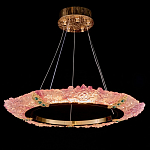 Люстра в форме кольца розовая Warm Pink Light варинант исполнения - 3 | Loft Concept в Новосибирске