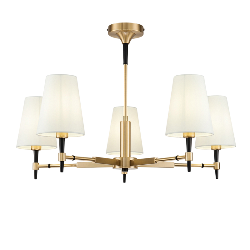 Потолочный светильник Zaragoza Е14 Латунь Белый Черный в Новосибирске | Loft Concept 