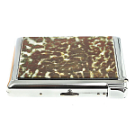 Портсигар с газовой зажигалкой из натурального камня Офит Благородный Stone Cigarettes Cases варинант исполнения - 10 | Loft Concept в Новосибирске