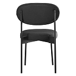 Стул мягкий Alfie Chair черный варинант исполнения - 4 | Loft Concept в Новосибирске