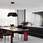 Подвесной светильник круглый с контрастной внутренней отделкой Assol Сup варинант исполнения - 6 | Loft Concept в Новосибирске