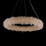 Люстра круглая с натуральным горным хрусталем Crystal Shimmer варинант исполнения - 2 | Loft Concept в Новосибирске