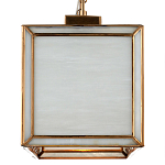 Люстра прямоугольная с каркасом золотого цвета Soft Glow Lamps варинант исполнения - 4 | Loft Concept в Новосибирске