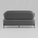 Диван в велюровой обивке серого цвета COLOR BLOCK варинант исполнения - 2 | Loft Concept в Новосибирске