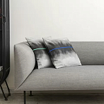 Чехол на подушку хлопковый Blake Boundaries Blue варинант исполнения - 5 | Loft Concept в Новосибирске