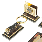 Настольный письменный набор из яшмы и долерита с декором в виде коня Manager Organizer варинант исполнения - 6 | Loft Concept в Новосибирске