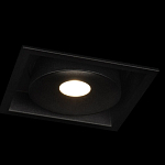 Встраиваемый спот светодиодный черного цвета квадратной формы из металла Pure Square варинант исполнения - 3 | Loft Concept в Новосибирске