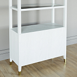 Стеллаж со стеклянными полками Elsa Dreams White варинант исполнения - 7 | Loft Concept в Новосибирске