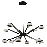 Люстра черного цвета на штанге Noir Supernova варинант исполнения - 2 | Loft Concept в Новосибирске