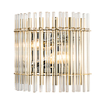 Бра с прозрачными вертикальными стеклянными трубками Gladia варинант исполнения - 2 | Loft Concept в Новосибирске