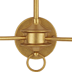 Бра настенное золотого цвета в форме подсвечника Graceful Smoothness варинант исполнения - 1 | Loft Concept в Новосибирске