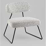 Кресло лаунж Kate букле серый варинант исполнения - 1 | Loft Concept в Новосибирске