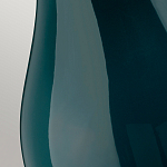 Настольная лампа с коническим дымчато-зелёным абажуром из искусственного шёлка Quintiesse варинант исполнения - 5 | Loft Concept в Новосибирске