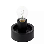 Настольный светильник с янтарным рельефным плафоном Lamp with Frozen Glass Effect варинант исполнения - 2 | Loft Concept в Новосибирске