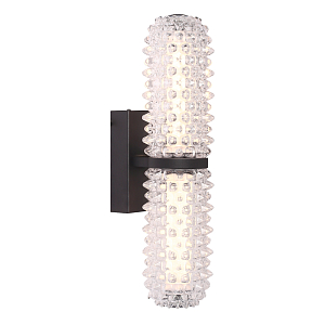 Бра с факутрным стеклянным плафоном Sonora