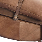 Двухместный диван Duncan винтажная коричневая кожа варинант исполнения - 5 | Loft Concept в Новосибирске