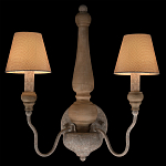 Бра с двумя конусовидными тканевыми абажурами Neighborhood варинант исполнения - 2 | Loft Concept в Новосибирске