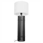 Настольная лампа с металлиеским черным трубчатым основанием Fulgurite варинант исполнения - 3 | Loft Concept в Новосибирске