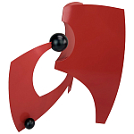 Декоративная статуэтка Abstract Figure Two Spheres Red Figurine варинант исполнения - 1 | Loft Concept в Новосибирске