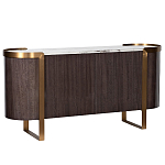 Комод  округлой формы с дверцами Chest of Precious Breed варинант исполнения - 2 | Loft Concept в Новосибирске