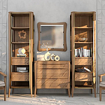 Комод из массива дуба с 3-мя ящиками Tasteful Furniture варинант исполнения - 2 | Loft Concept в Новосибирске