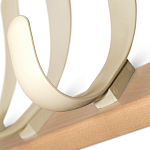 Вешалка настенная с 4-мя бежевыми крючками из пластика Curves Hangers варинант исполнения - 2 | Loft Concept в Новосибирске