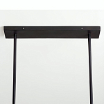 Люстра линейная прямоугольная с подвесками из натурального перламутра Nacre варинант исполнения - 4 | Loft Concept в Новосибирске