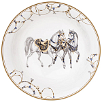 Сервиз обеденный из фарфора с изображением лошадей на 6 персон 23 предмета Porcelain Horse Set варинант исполнения - 6 | Loft Concept в Новосибирске