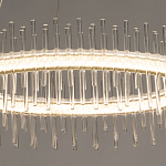 Люстра круглая с прозрачными стеклянными трубками 51 см Nembus варинант исполнения - 5 | Loft Concept в Новосибирске