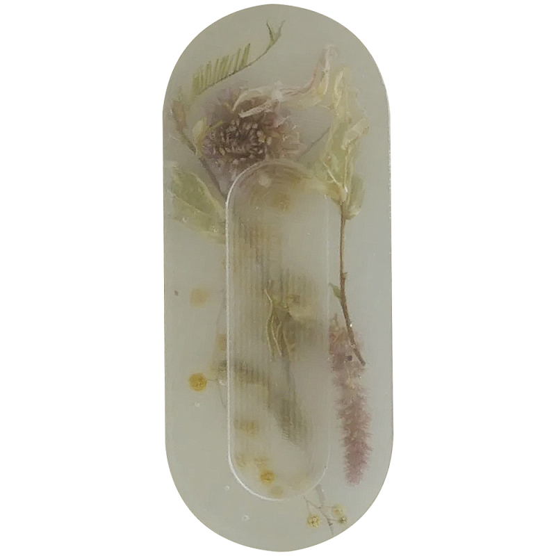 Подставка под благовония из эпоксидной смолы с цветами белая Epoxy Resin Flowers Incense Oval Stand White Белый Подставка под благовония из эпоксидной смолы с цветами белая Epoxy Resin Flowers Incense Oval Stand White Белый в Новосибирске | Loft Concept