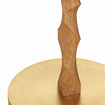 Торшер с цилиндрическим тканевым абажуром на каркасе волнистой формы Rotation варинант исполнения - 2 | Loft Concept в Новосибирске