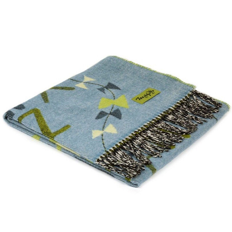 Плед ALP 2 Marzotto Серо-голубой в Новосибирске | Loft Concept 