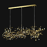 Люстра подвесная из трех частей с металлическими круглыми элементами Terzani Argent варинант исполнения - 4 | Loft Concept в Новосибирске