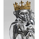 Статуэтка обезьяна в короне серебряная Golden Monkey варинант исполнения - 1 | Loft Concept в Новосибирске