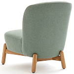 Кресло на деревянных ножках Olguin Green Chair варинант исполнения - 4 | Loft Concept в Новосибирске