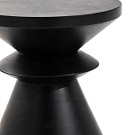 Черный приставной столик из массива AMORPHOUS варинант исполнения - 2 | Loft Concept в Новосибирске