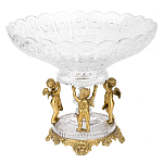 Чаша на бронзовых ножках с тремя ангелами Eden Garden варинант исполнения - 1 | Loft Concept в Новосибирске