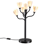 Настольная лампа с ветвями и белыми фарфоровыми цветами Floralis варинант исполнения - 3 | Loft Concept в Новосибирске