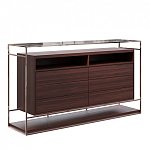 Дизайнерский комод в металлическом каркасе Valerian варинант исполнения - 1 | Loft Concept в Новосибирске