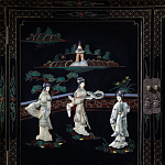 Комод в китайском стиле Chinese Black Chest of Drawers Нидерланды варинант исполнения - 2 | Loft Concept в Новосибирске