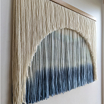 Панно дизайнерское из нитей Quiet Sea варинант исполнения - 2 | Loft Concept в Новосибирске