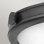 Потолочный светильник в форме неглубокой чаши с белым плафоном Hinkley варинант исполнения - 3 | Loft Concept в Новосибирске