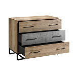 Комод с 3-мя ящиками в стиле лофт Urban Style Space варинант исполнения - 3 | Loft Concept в Новосибирске