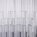 Люстра круглая с прозрачными стеклянными трубками Nembus варинант исполнения - 3 | Loft Concept в Новосибирске