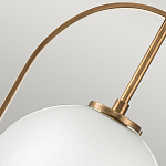 Подвесной светильник с белым плафоном в форме шара в арочной подвеске Hinkley варинант исполнения - 17 | Loft Concept в Новосибирске