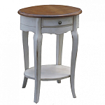 Тумба прикроватная овальная с ящиком Interiors Romance варинант исполнения - 1 | Loft Concept в Новосибирске