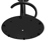 Барный стул вращающийся со спинкой и подлокотниками Douglas Rhombus Синий Велюр варинант исполнения - 7 | Loft Concept в Новосибирске