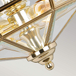 Потолочный светильник шестигранной формы с прозрачными стеклянным плафоном Elstead Lighting варинант исполнения - 11 | Loft Concept в Новосибирске