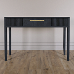 Элегантная Консоль Primo с выдвижным ящиком Черный дуб варинант исполнения - 1 | Loft Concept в Новосибирске